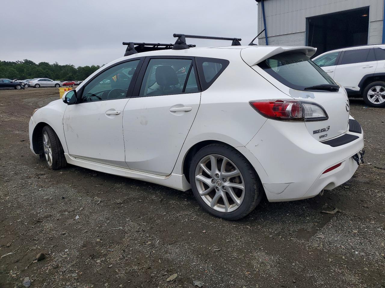 2012 Mazda 3 S White vin: JM1BL1M62C1508120