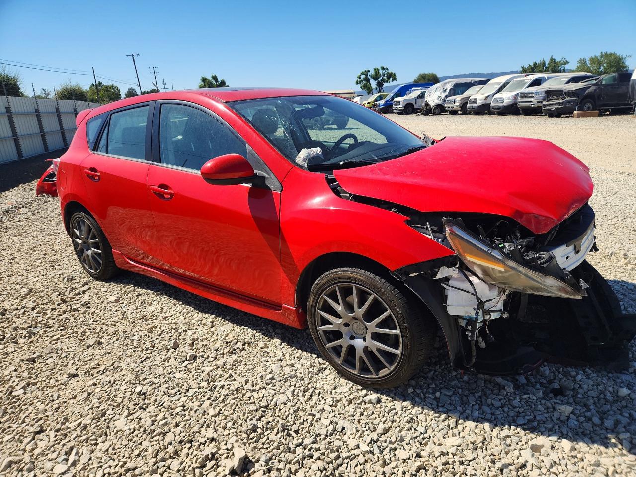 2011 Mazda 3 S Красный vin: JM1BL1M64B1497958