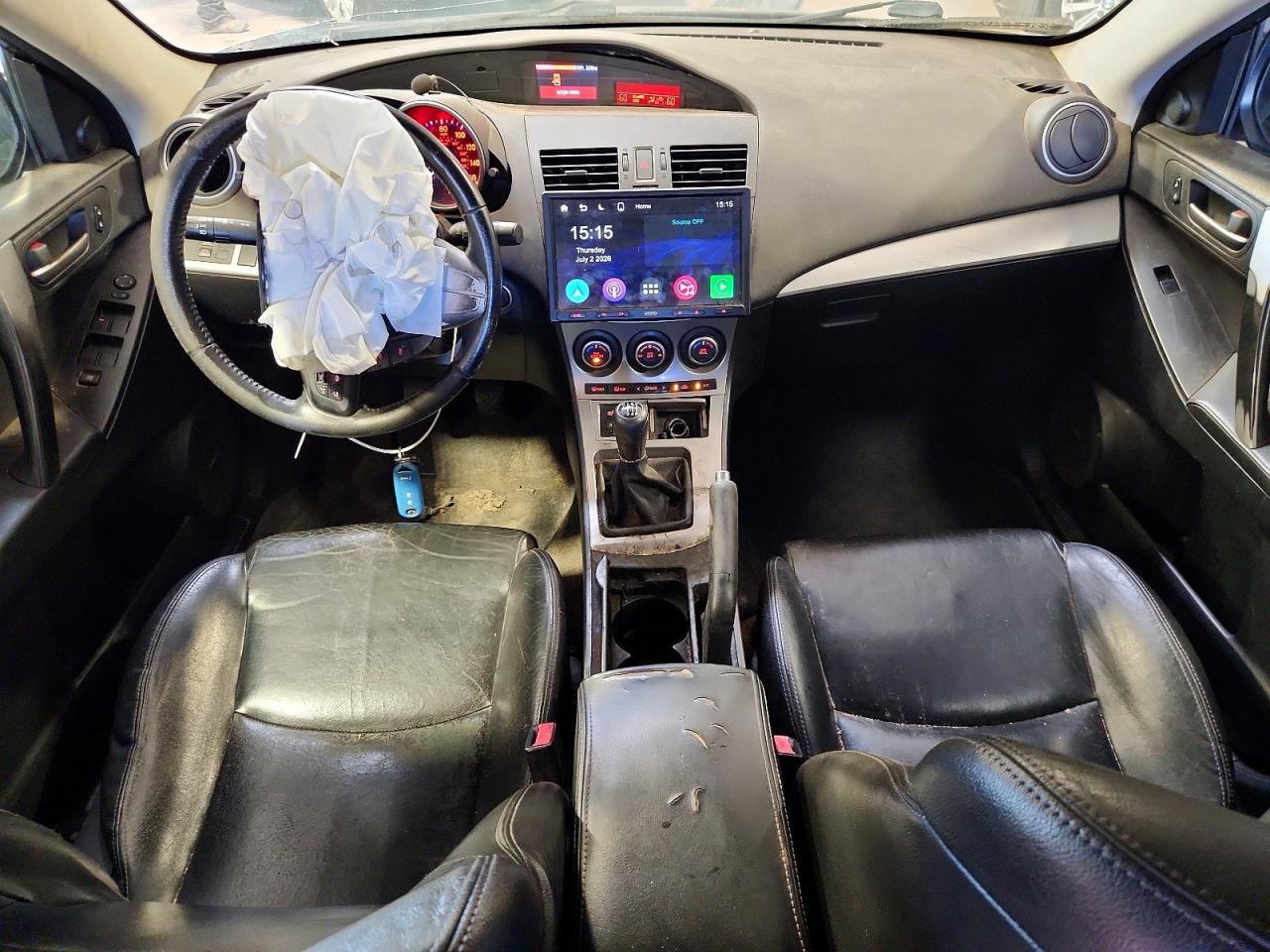 2011 Mazda 3 S Black vin: JM1BL1M68B1453719