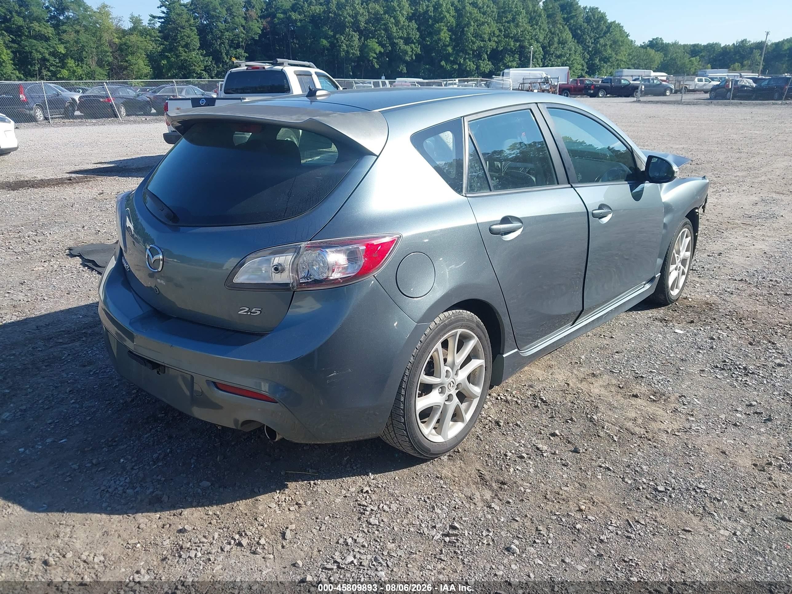 2012 Mazda 3 S Blue vin: JM1BL1M68C1520188