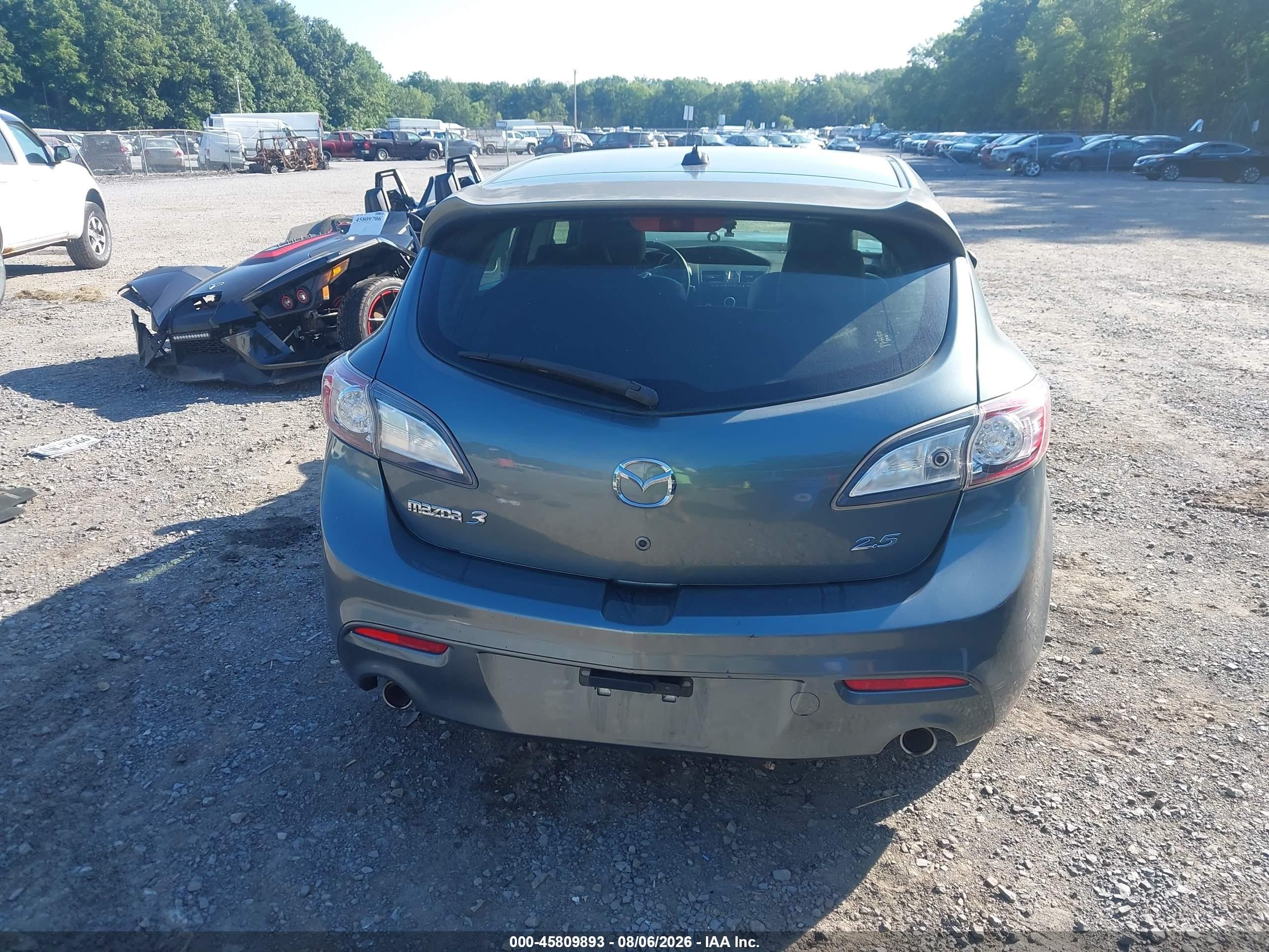 2012 Mazda 3 S Blue vin: JM1BL1M68C1520188