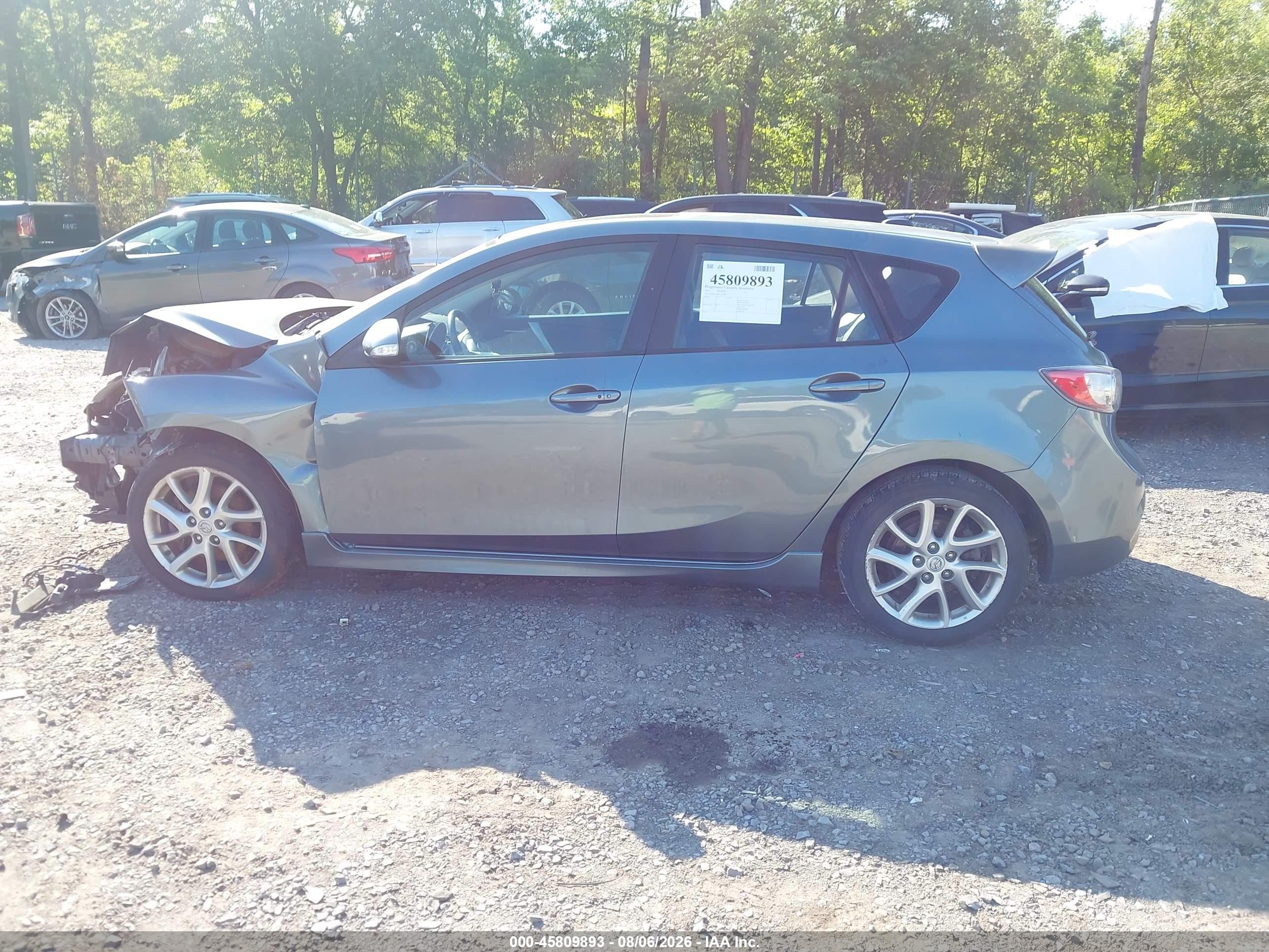 2012 Mazda 3 S Blue vin: JM1BL1M68C1520188