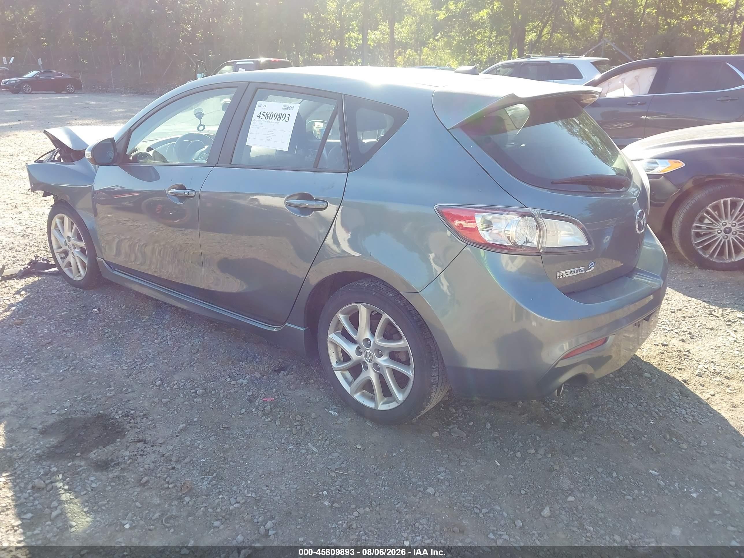 2012 Mazda 3 S Blue vin: JM1BL1M68C1520188