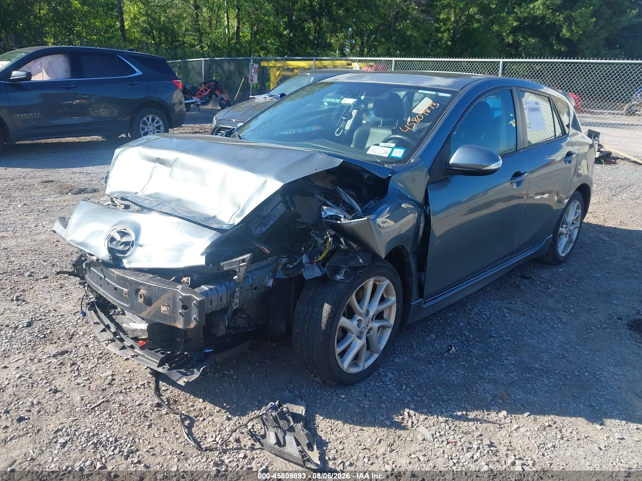 2012 Mazda 3 S Blue vin: JM1BL1M68C1520188