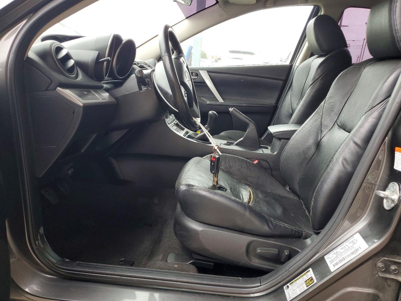 2011 Mazda 3 S Gray vin: JM1BL1M6XB1465855