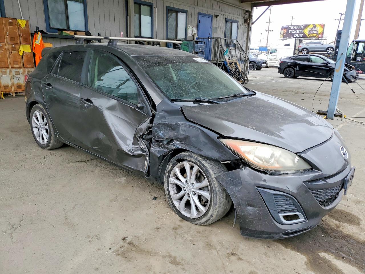 2011 Mazda 3 S Gray vin: JM1BL1M6XB1465855