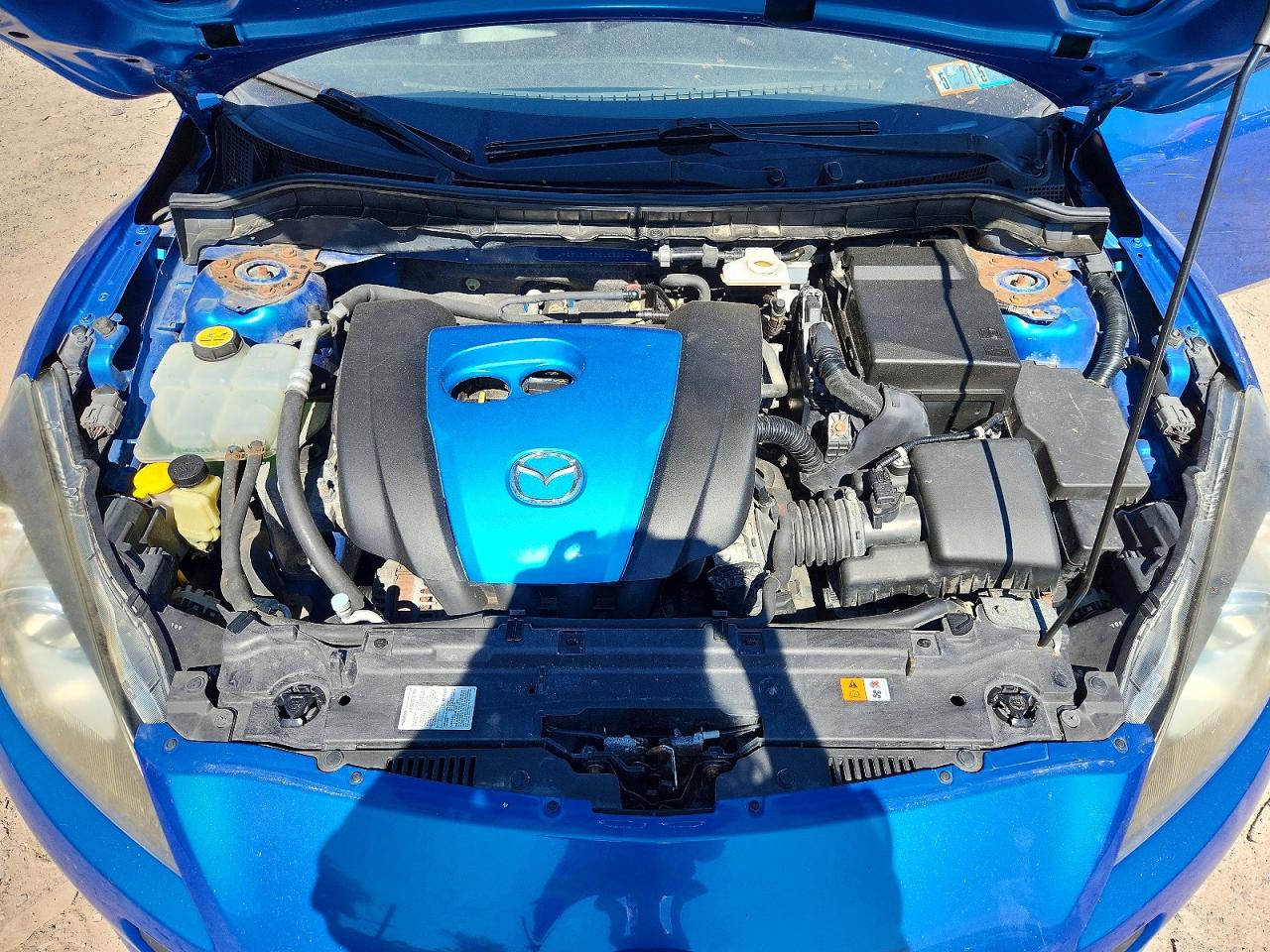2012 Mazda 3 I Blue vin: JM1BL1M70C1535518