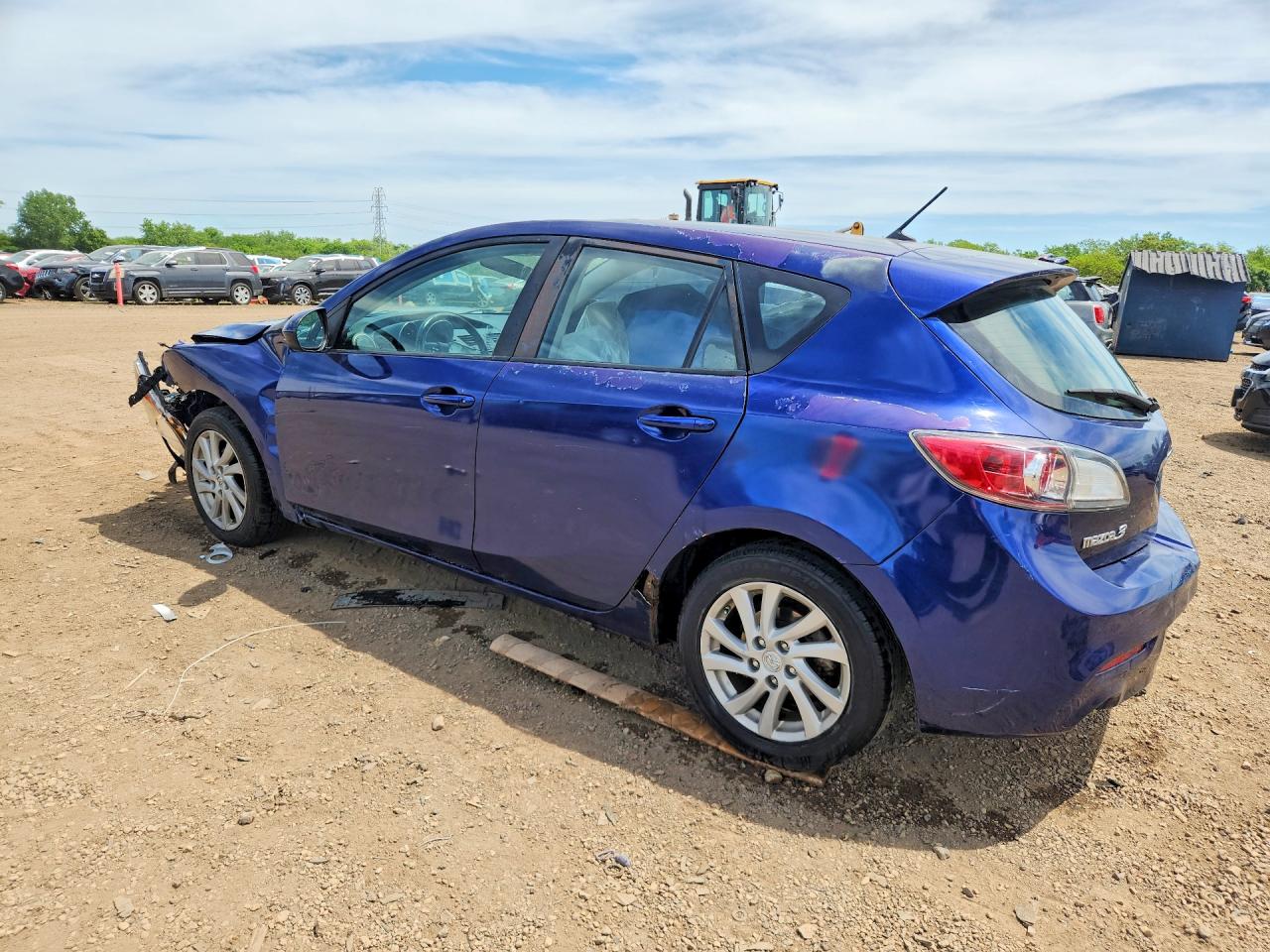 2012 Mazda 3 I Blue vin: JM1BL1M70C1613537