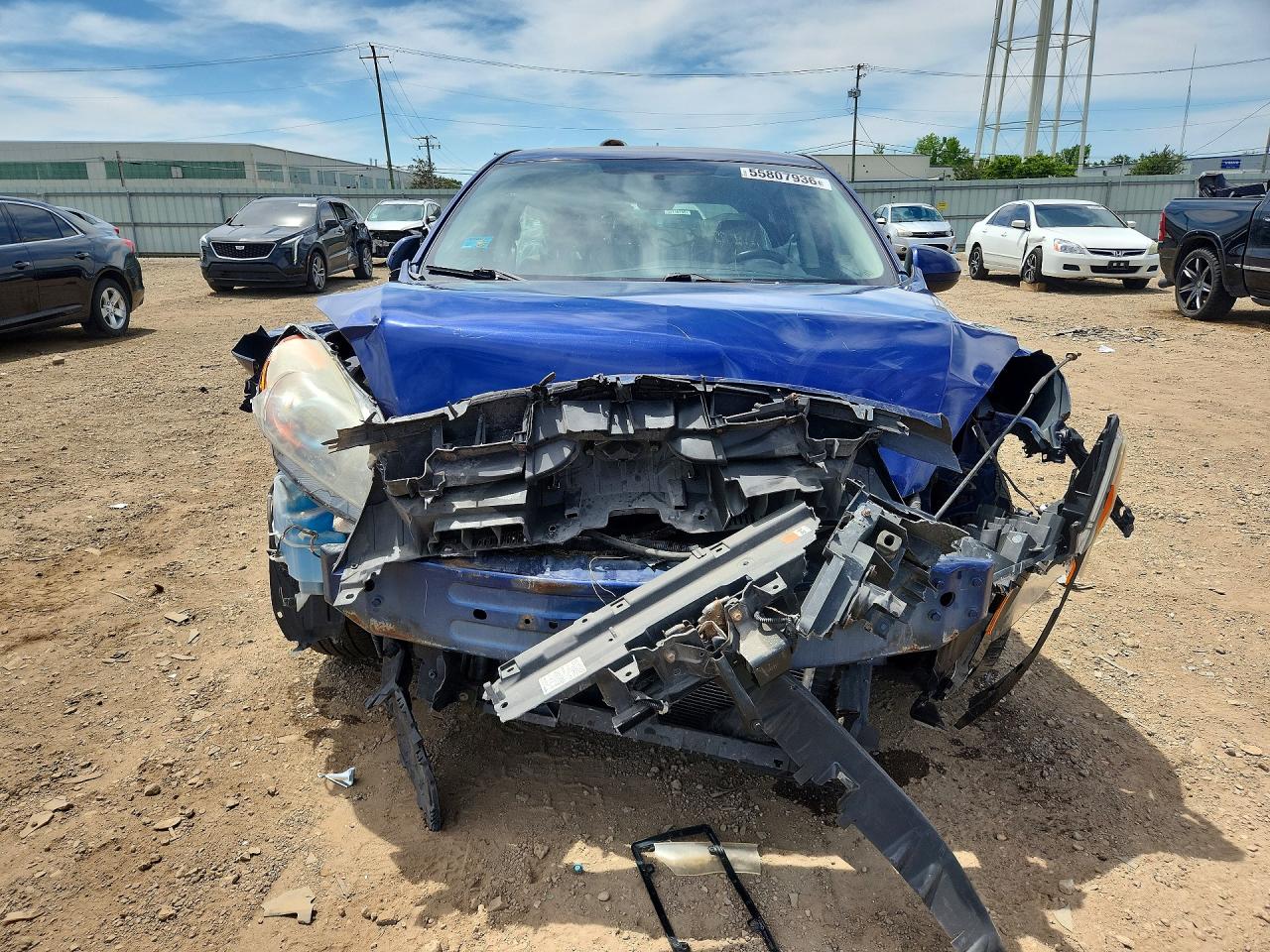 2012 Mazda 3 I Blue vin: JM1BL1M70C1613537