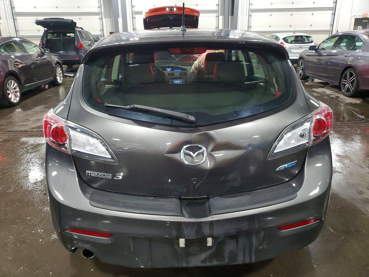 2013 Mazda 3 I Gray vin: JM1BL1M70D1737079