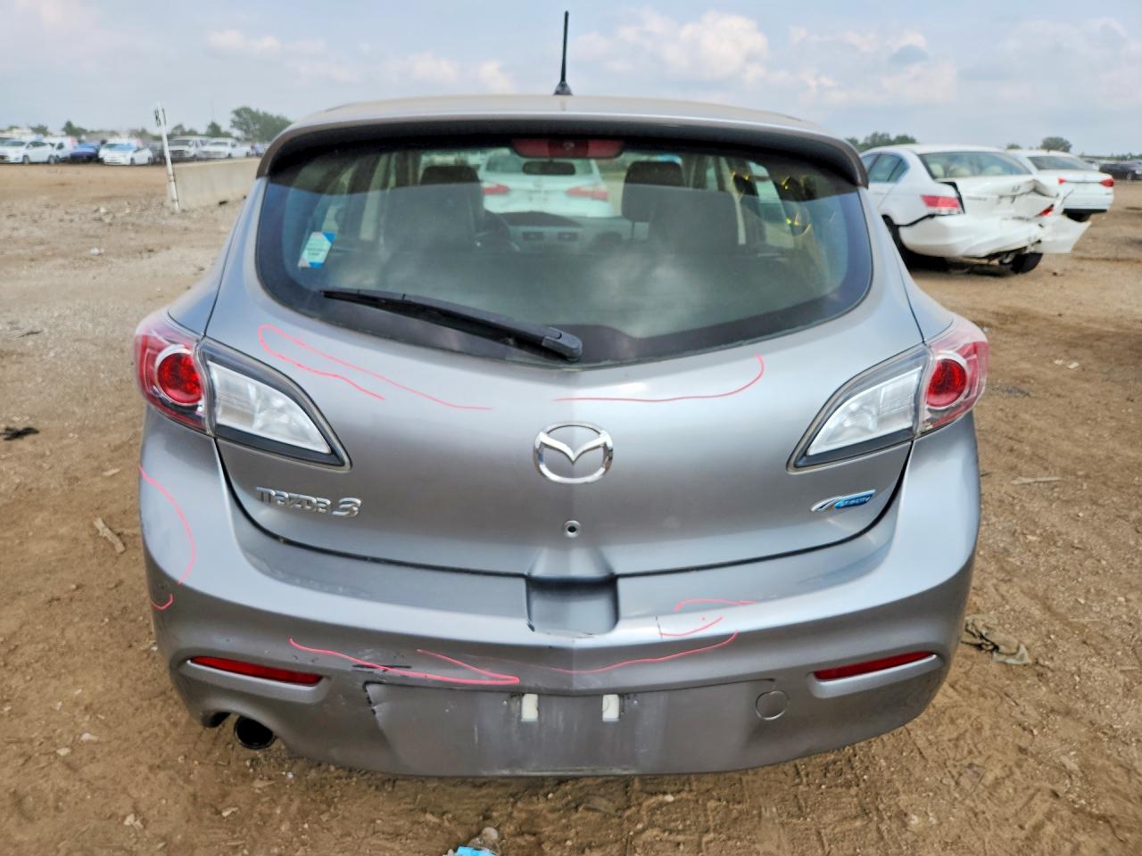 2012 Mazda 3 I Silver vin: JM1BL1M71C1606189