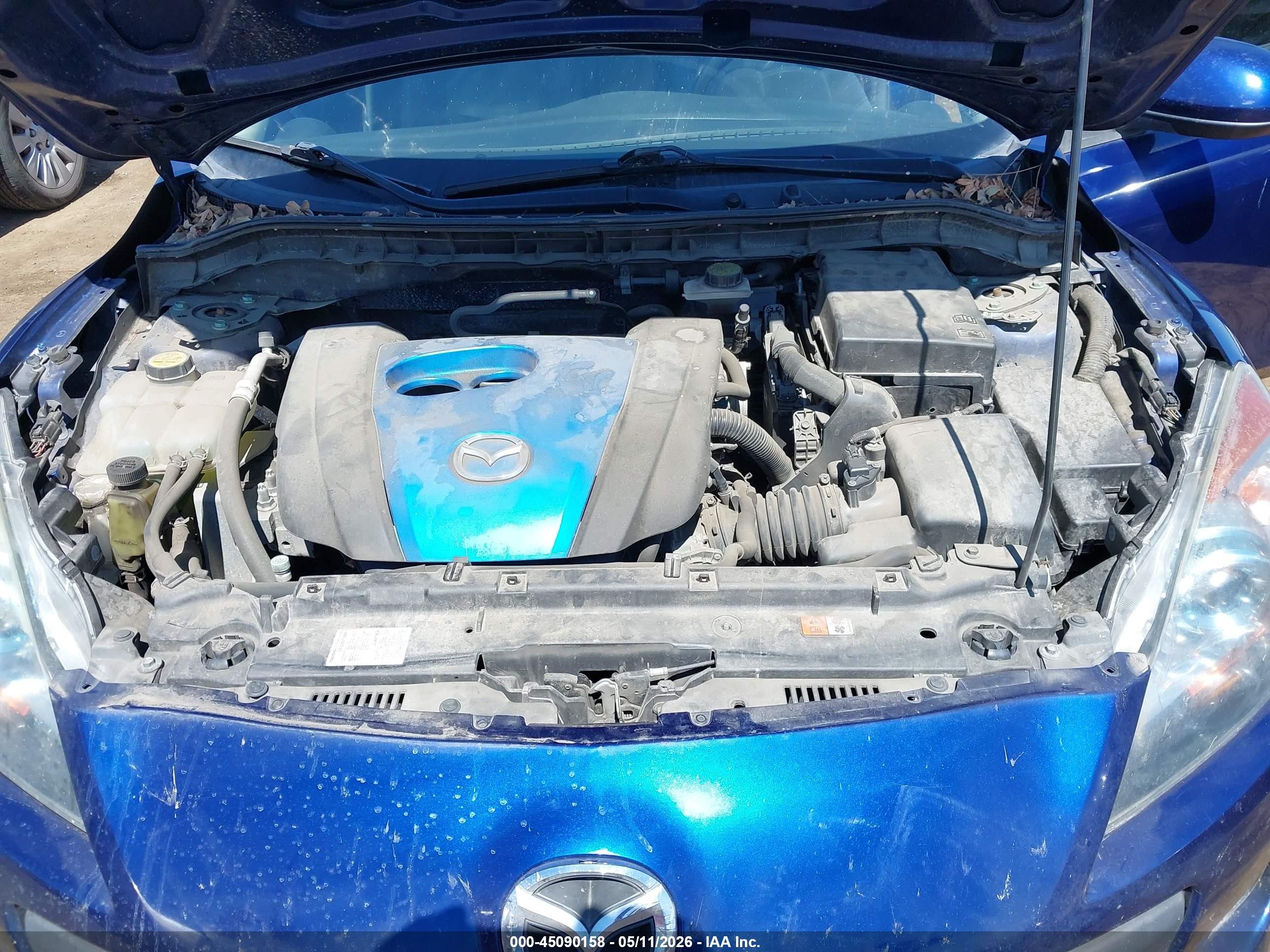 2013 Mazda Mazda3 I Grand Touring Blue vin: JM1BL1M71D1731940
