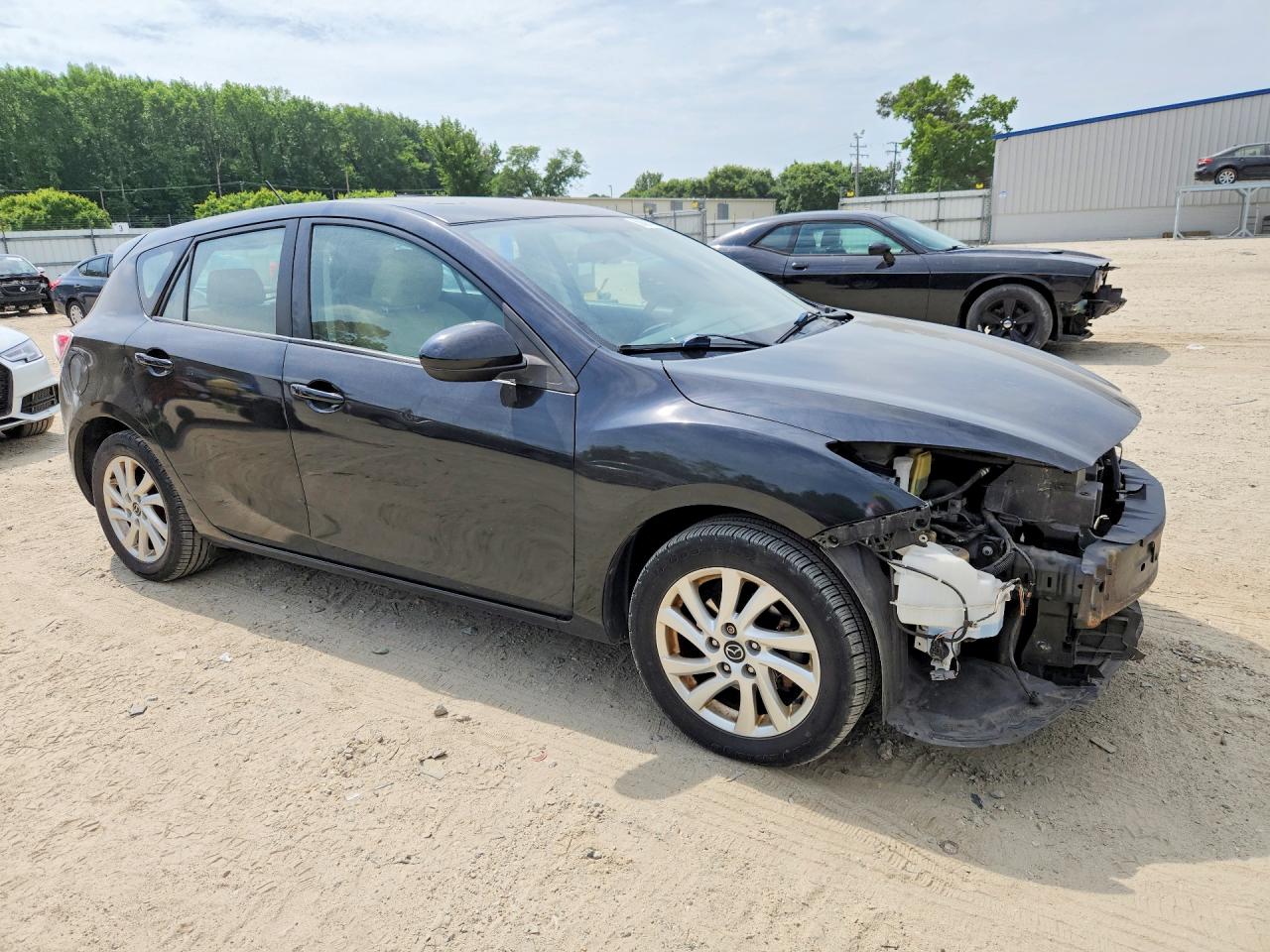 2013 Mazda 3 I Black vin: JM1BL1M72D1747693