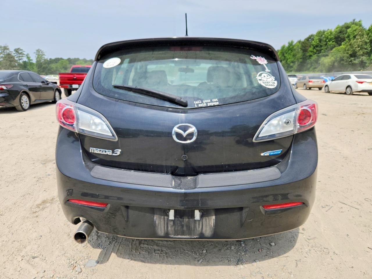 2013 Mazda 3 I Black vin: JM1BL1M72D1747693