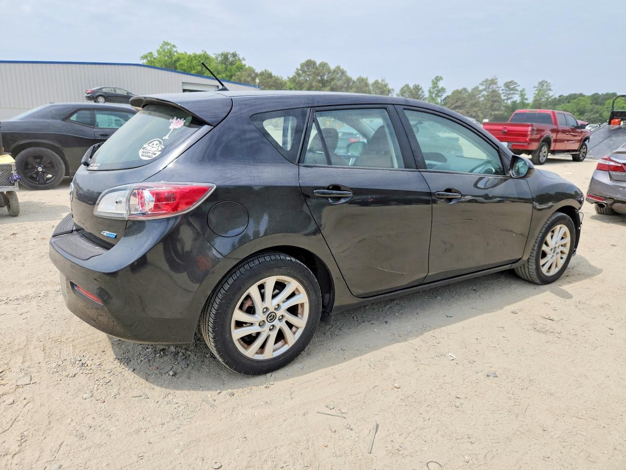 2013 Mazda 3 I Black vin: JM1BL1M72D1747693