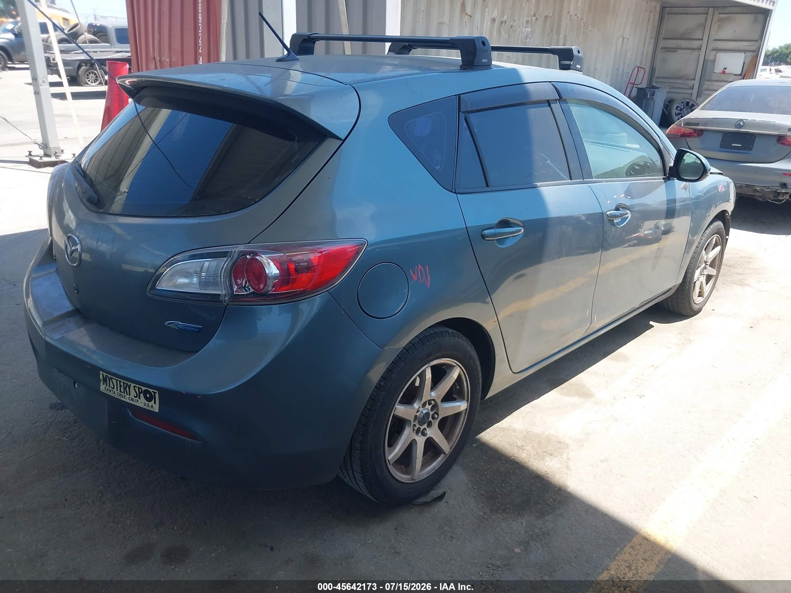 2012 Mazda Mazda3 I Grand Touring Green vin: JM1BL1M74C1631068
