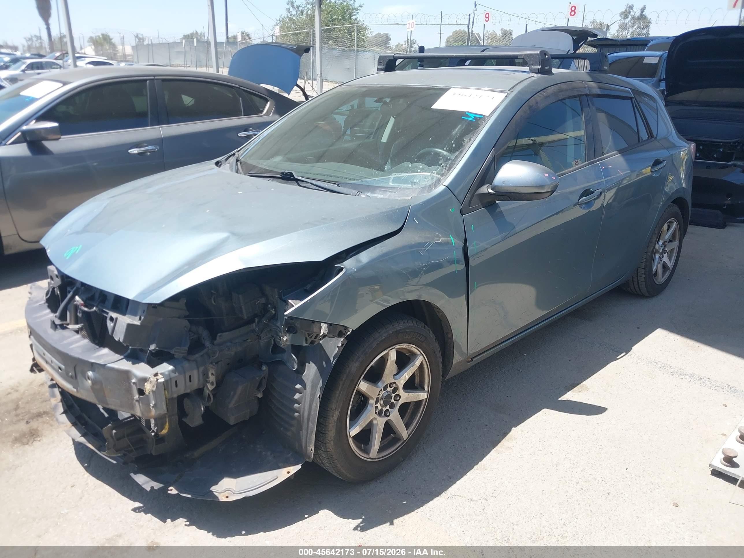 2012 Mazda Mazda3 I Grand Touring Green vin: JM1BL1M74C1631068