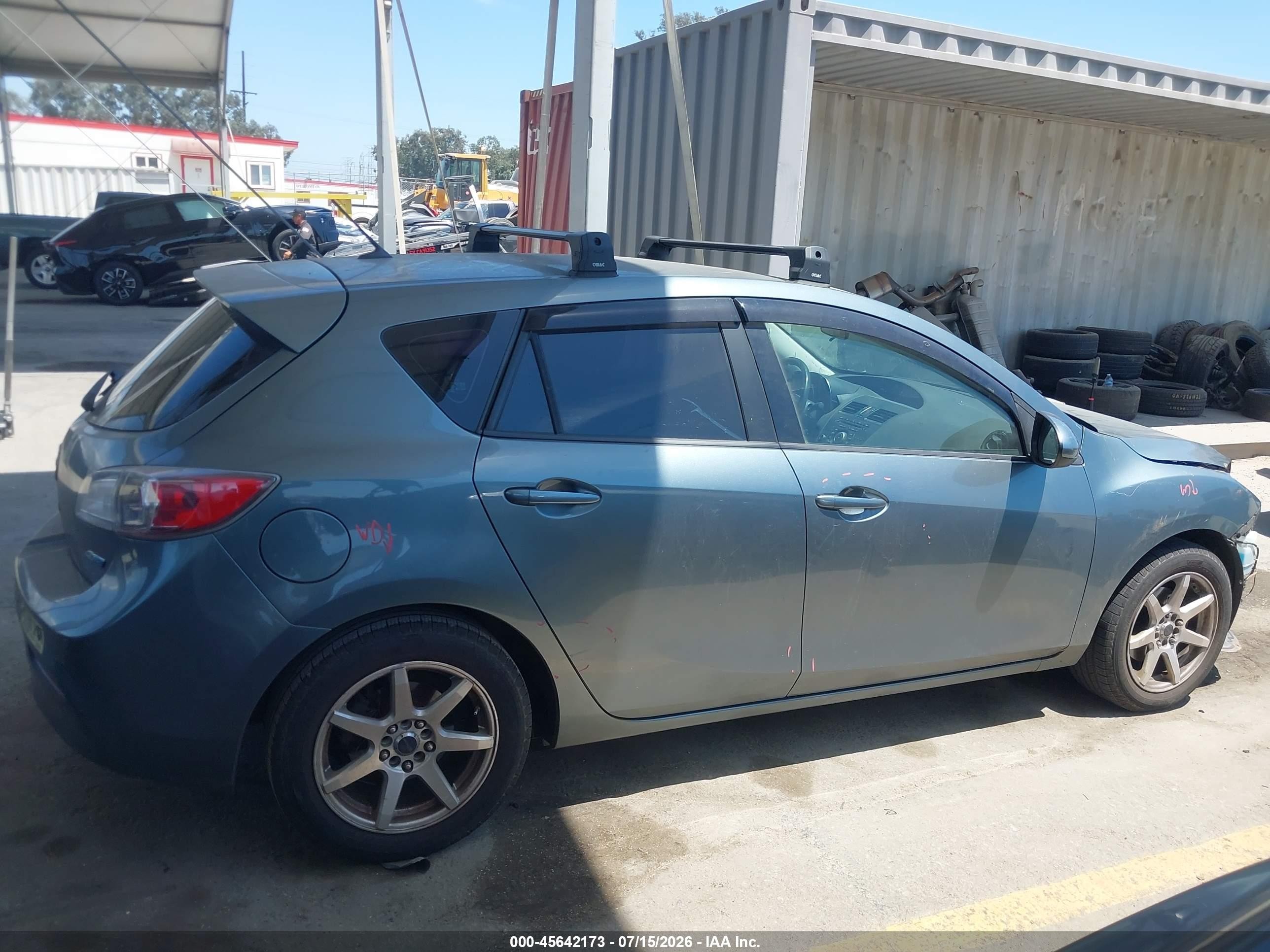 2012 Mazda Mazda3 I Grand Touring Green vin: JM1BL1M74C1631068