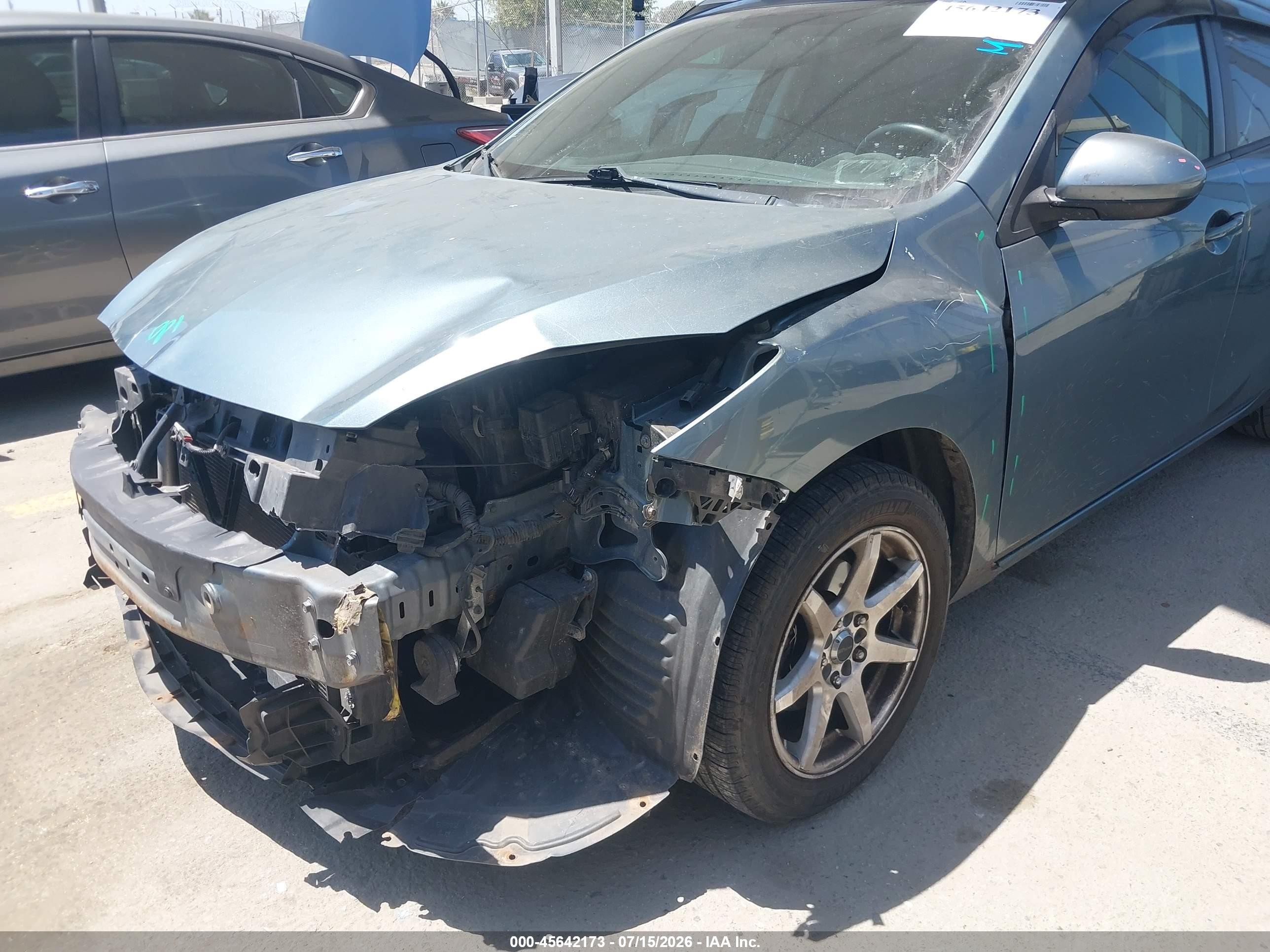 2012 Mazda Mazda3 I Grand Touring Green vin: JM1BL1M74C1631068