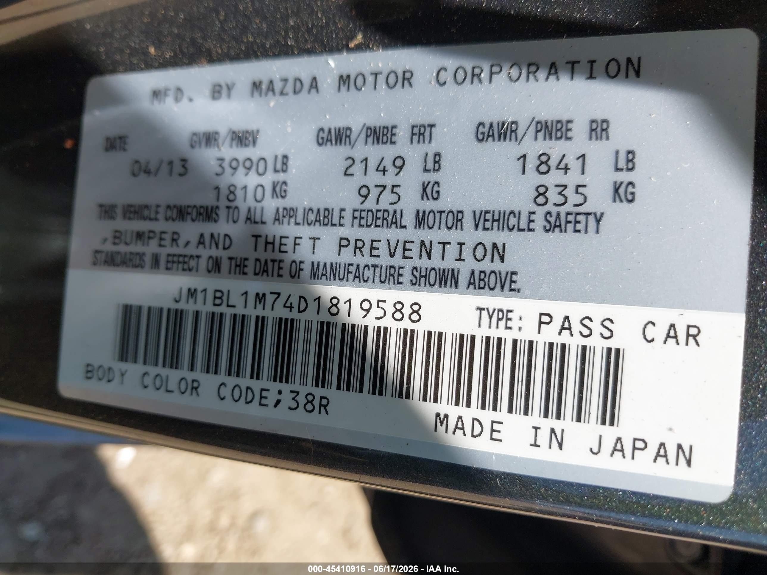 2013 Mazda Mazda3 I Grand Touring Gray vin: JM1BL1M74D1819588