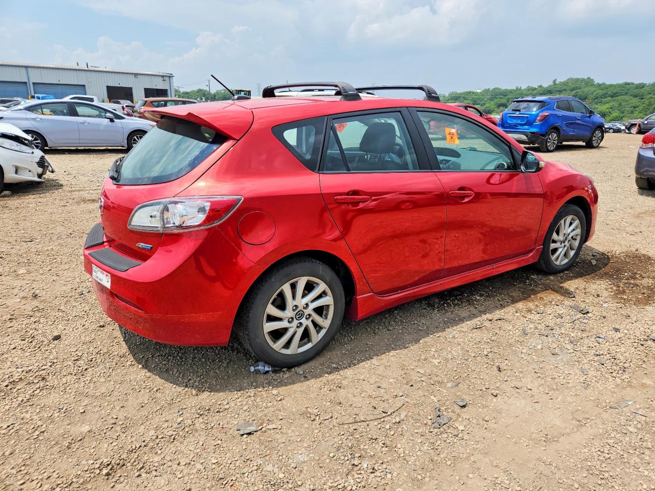 2013 Mazda 3 I Красный vin: JM1BL1M74D1834298