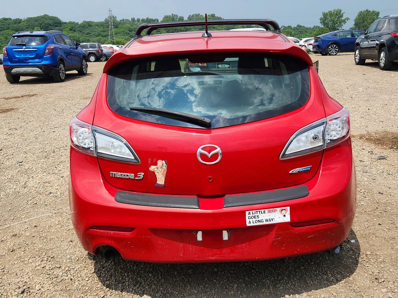 2013 Mazda 3 I Красный vin: JM1BL1M74D1834298