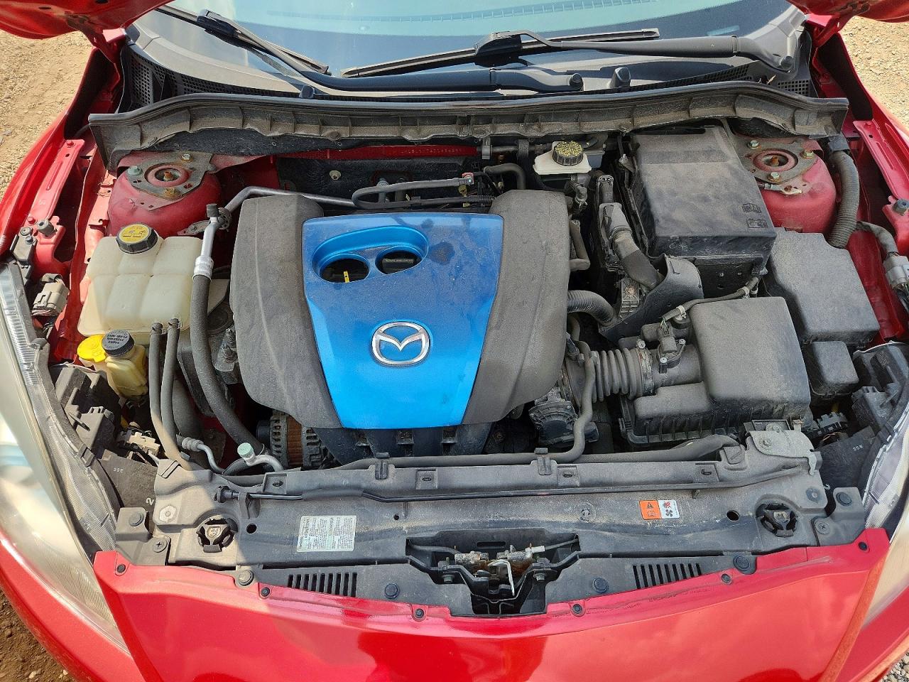 2013 Mazda 3 I Красный vin: JM1BL1M74D1834298