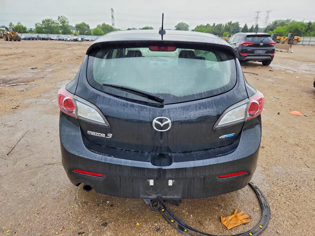 2012 Mazda 3 I Black vin: JM1BL1M75C1649045