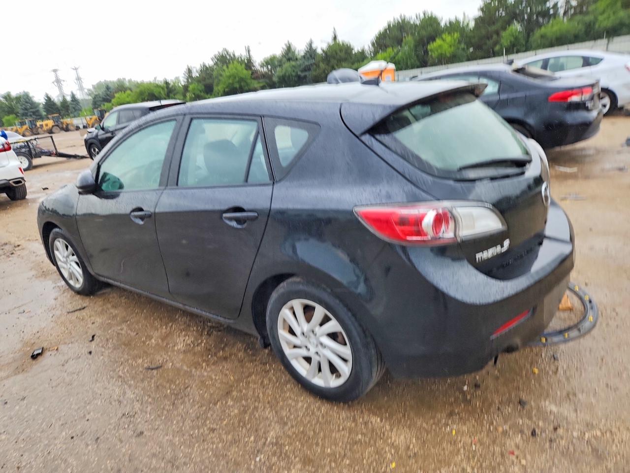 2012 Mazda 3 I Black vin: JM1BL1M75C1649045