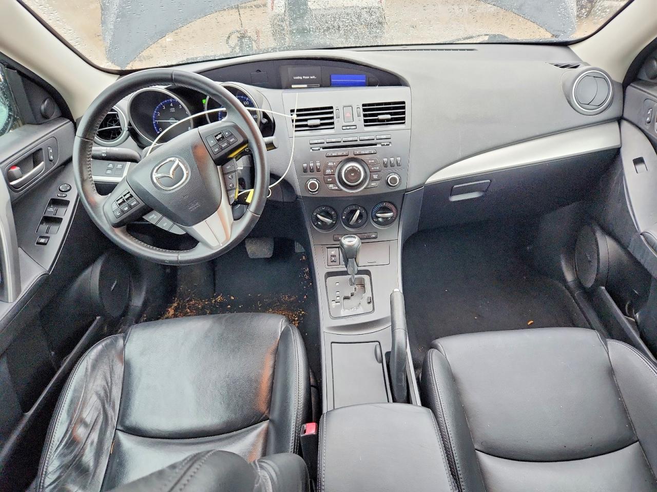 2012 Mazda 3 I Black vin: JM1BL1M75C1649045