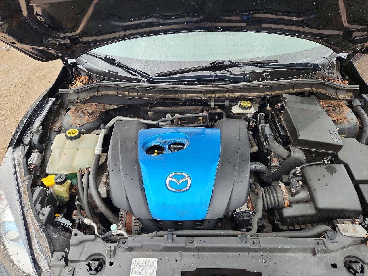 2012 Mazda 3 I Black vin: JM1BL1M75C1649045