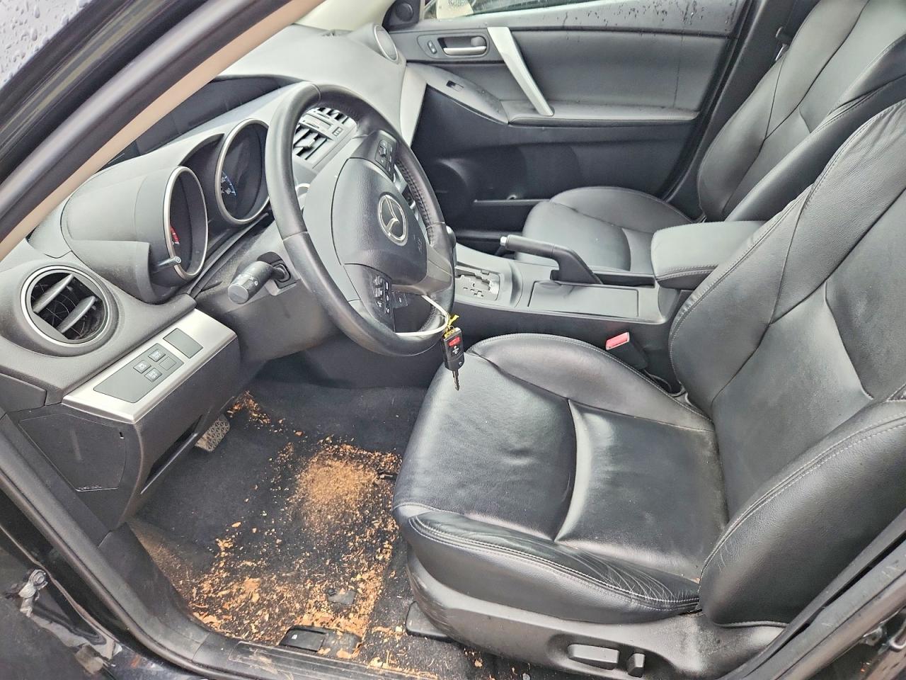 2012 Mazda 3 I Black vin: JM1BL1M75C1649045