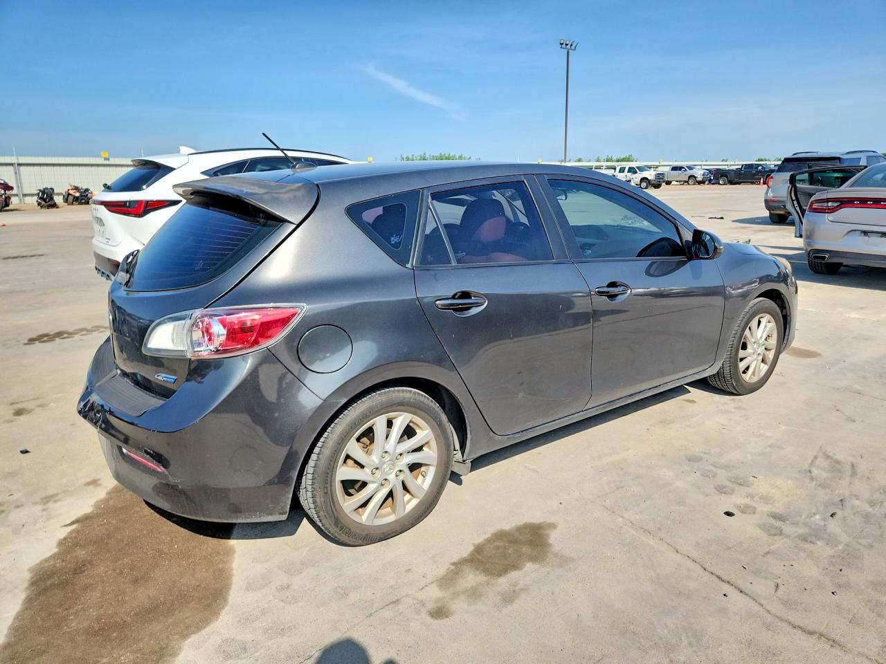 2012 Mazda 3 I Gray vin: JM1BL1M75C1658716