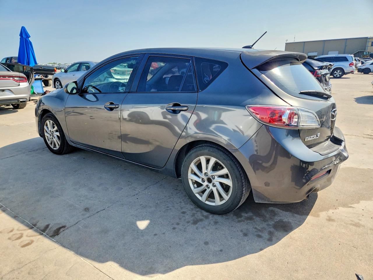 2012 Mazda 3 I Gray vin: JM1BL1M75C1658716