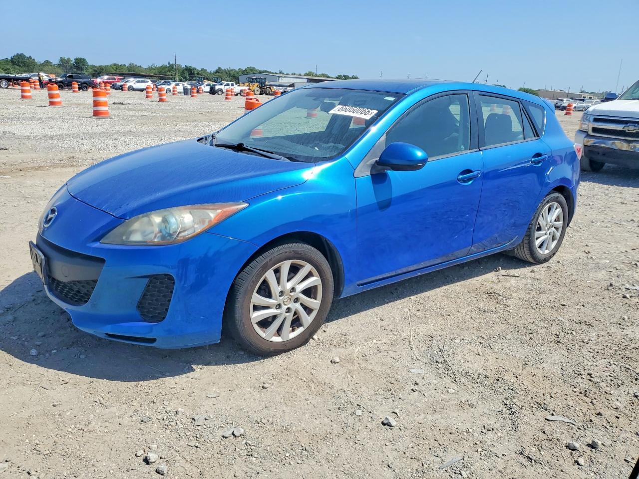2012 Mazda 3 I Blue vin: JM1BL1M75C1664287