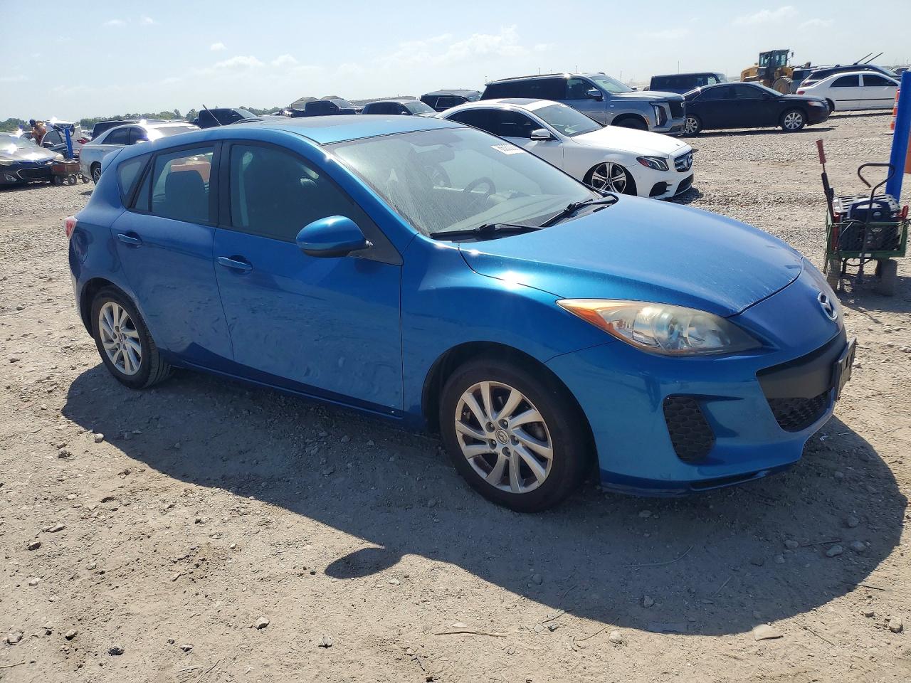 2012 Mazda 3 I Blue vin: JM1BL1M75C1664287