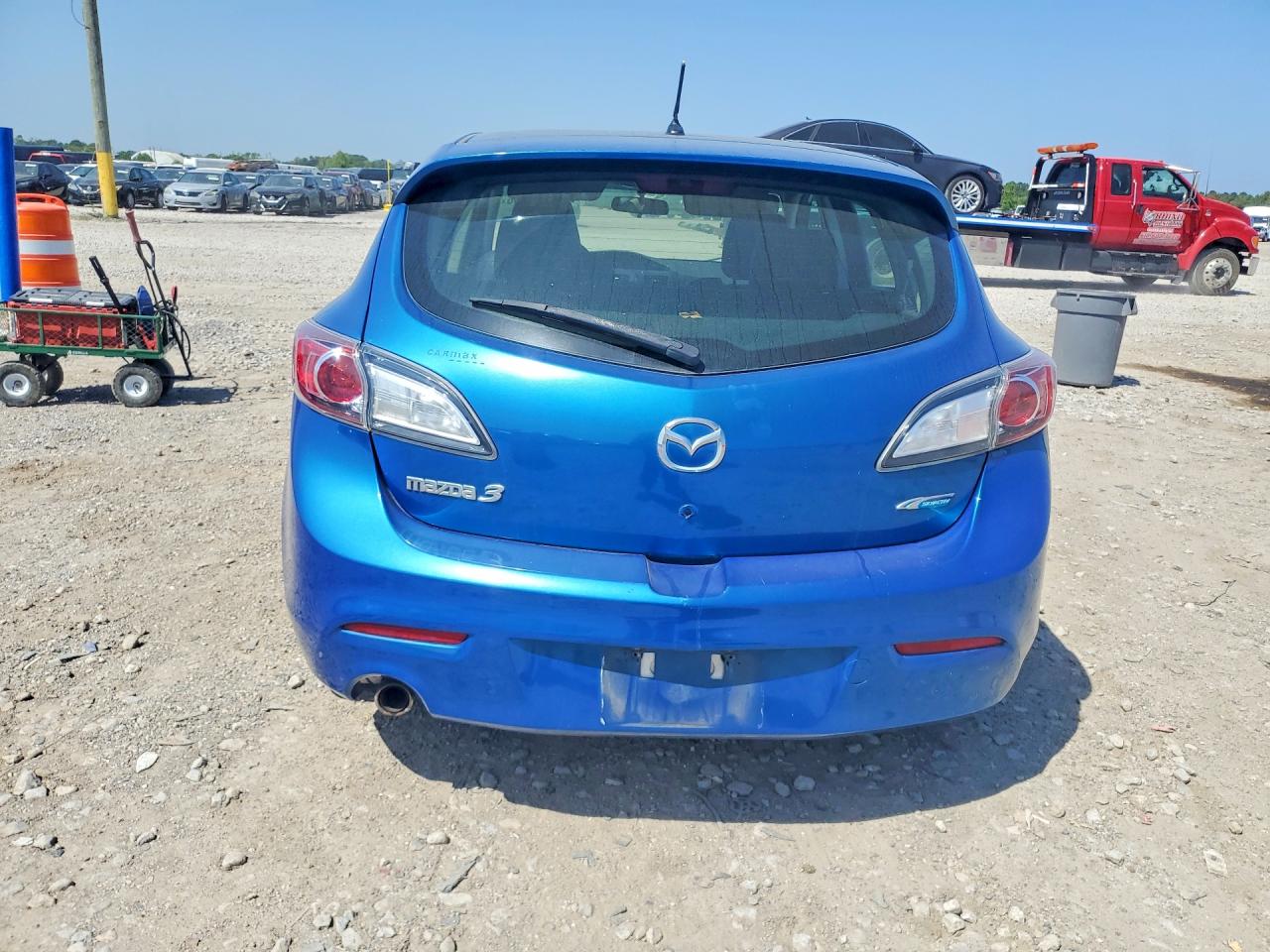 2012 Mazda 3 I Blue vin: JM1BL1M75C1664287