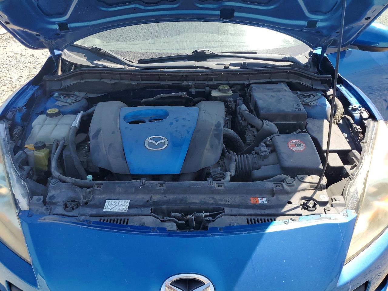 2012 Mazda 3 I Blue vin: JM1BL1M75C1664287