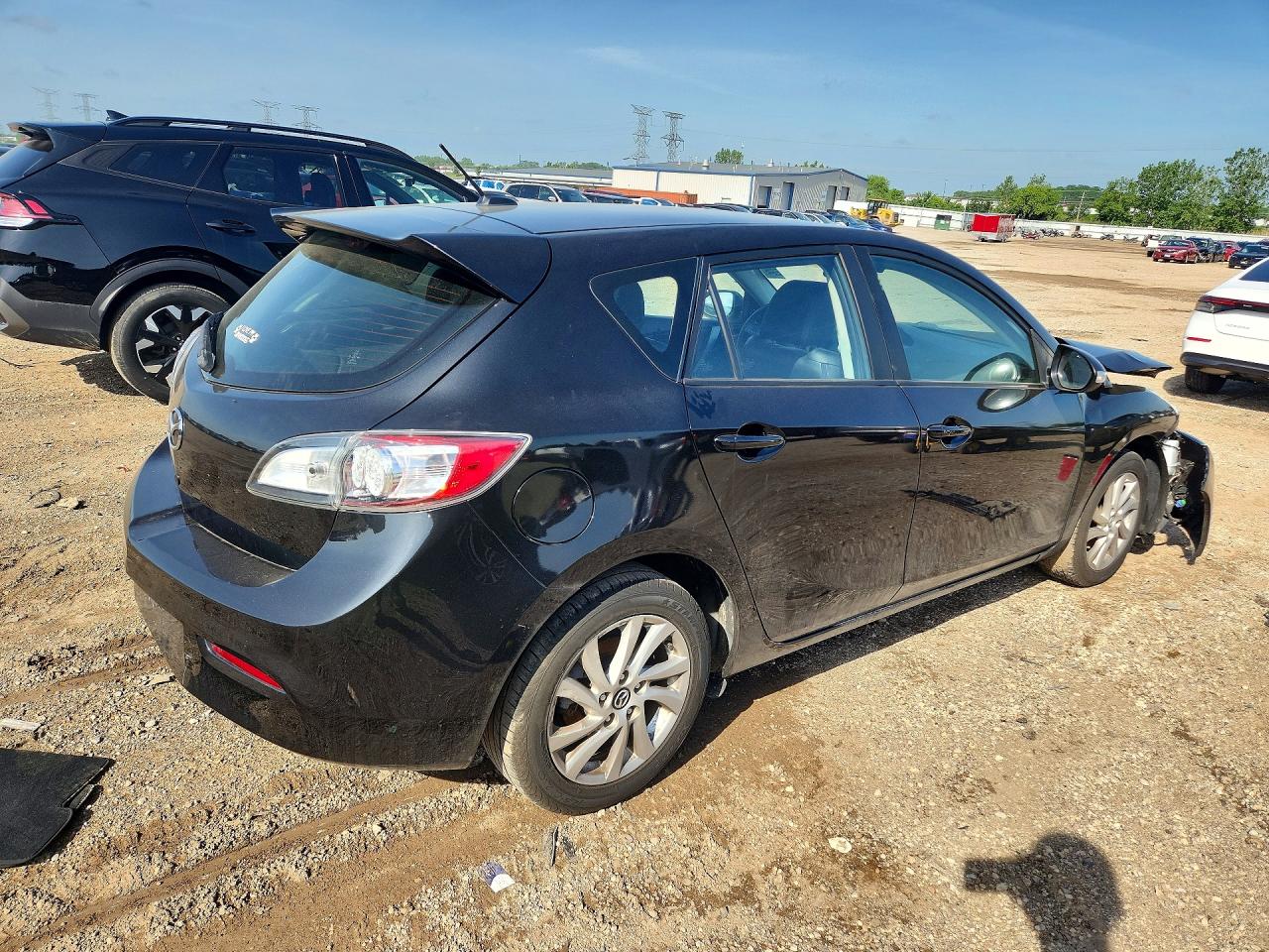 2013 Mazda 3 I Black vin: JM1BL1M75D1810317