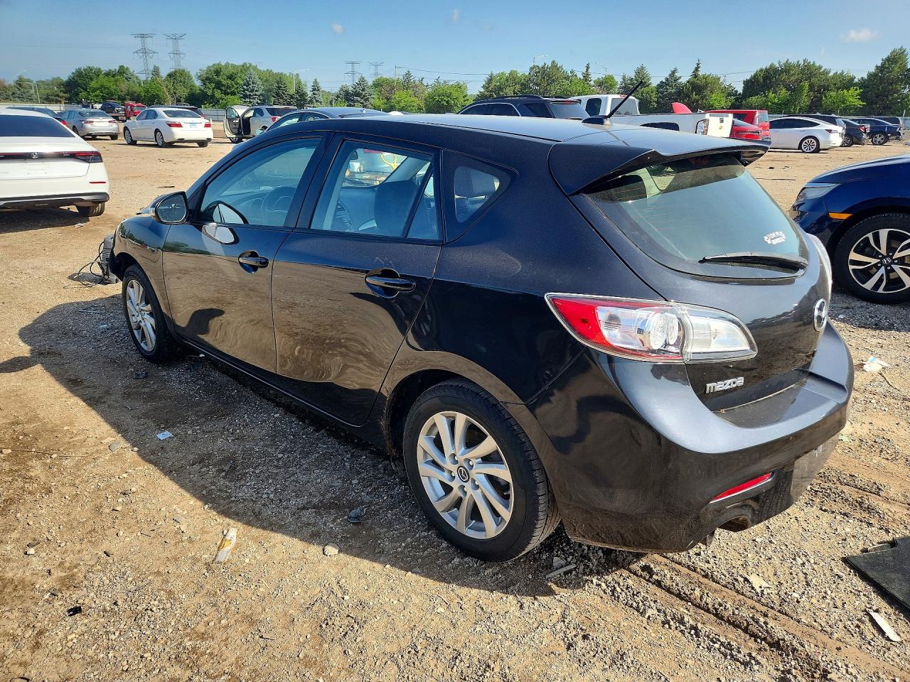 2013 Mazda 3 I Black vin: JM1BL1M75D1810317