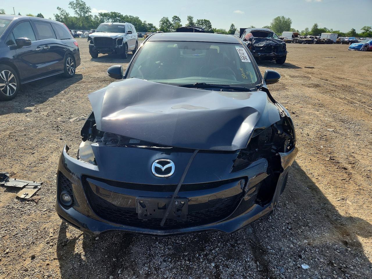 2013 Mazda 3 I Black vin: JM1BL1M75D1810317