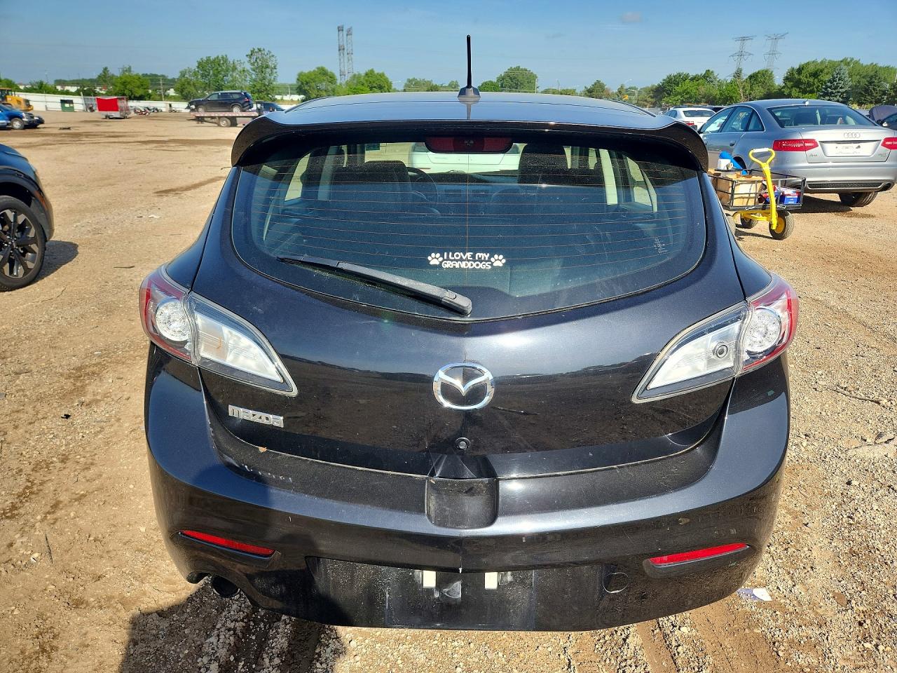 2013 Mazda 3 I Black vin: JM1BL1M75D1810317