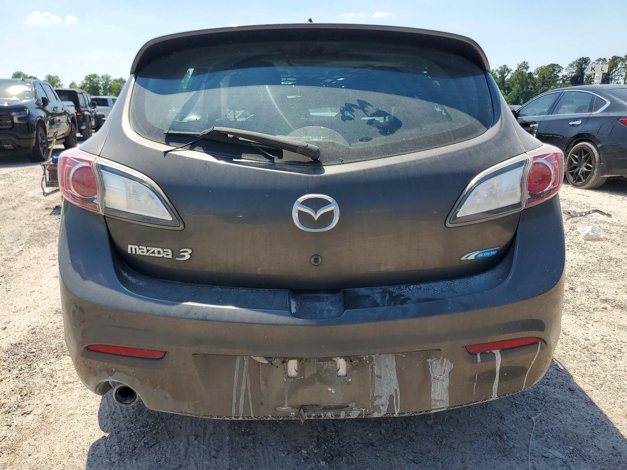 2012 Mazda 3 I Gray vin: JM1BL1M77C1610506