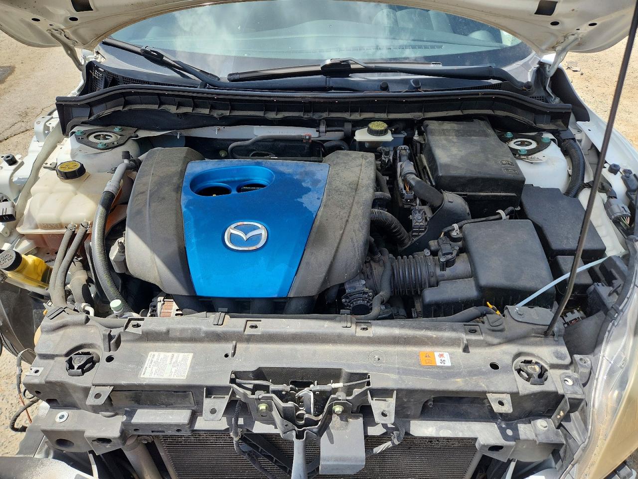 2013 Mazda 3 I Белый vin: JM1BL1M78D1733765