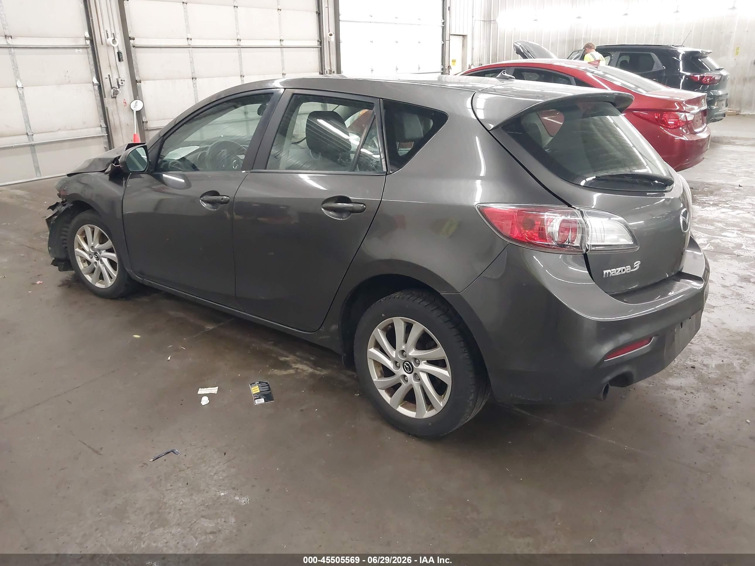2013 Mazda Mazda3 I Grand Touring Gray vin: JM1BL1M78D1770296