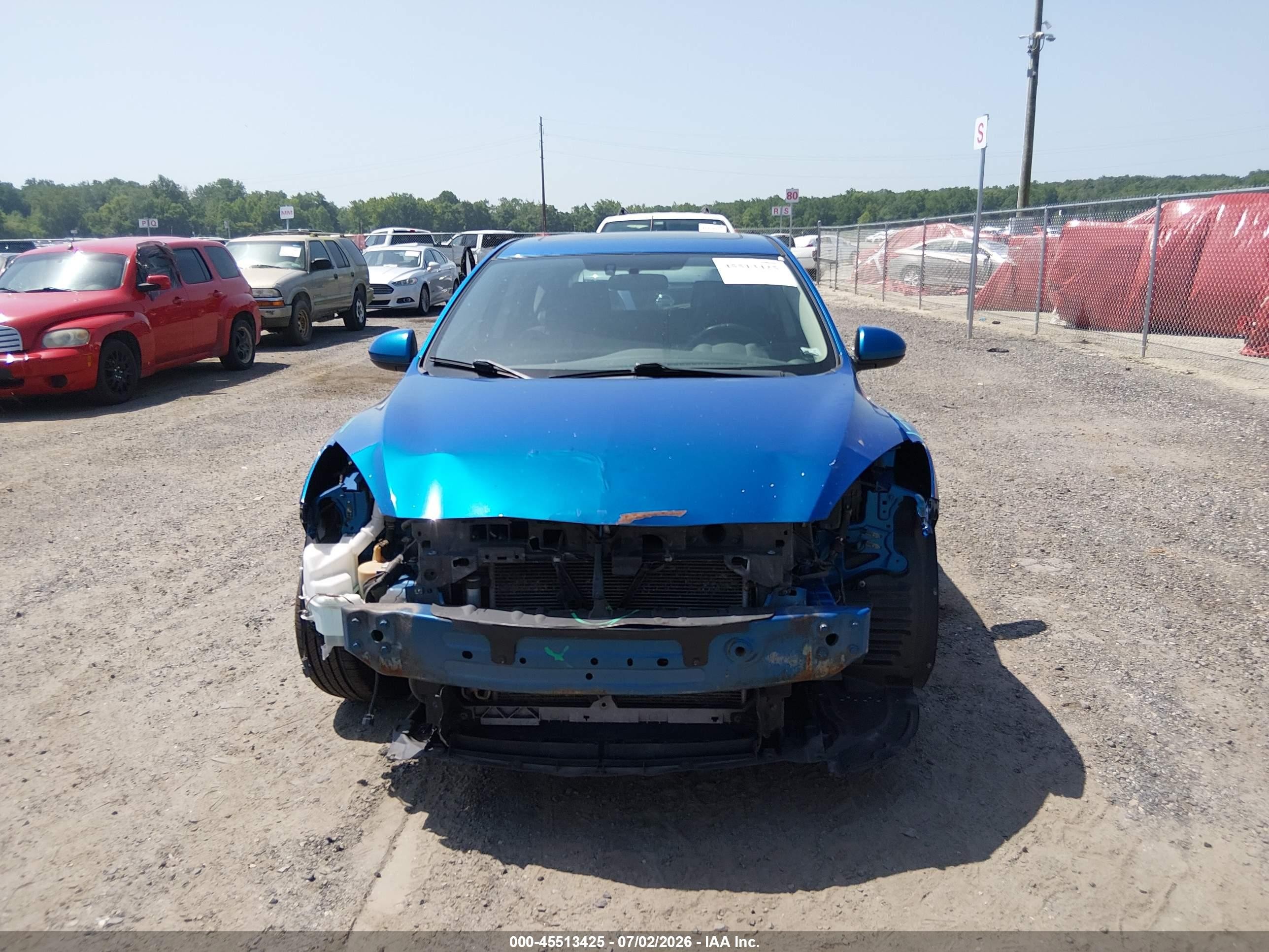 2012 Mazda Mazda3 I Grand Touring Blue vin: JM1BL1M79C1574897