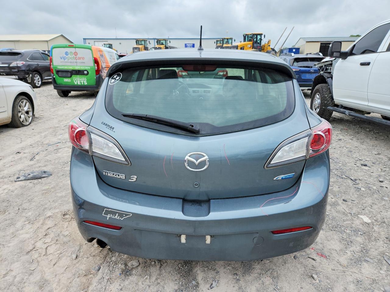 2012 Mazda 3 I Blue vin: JM1BL1M79C1665040