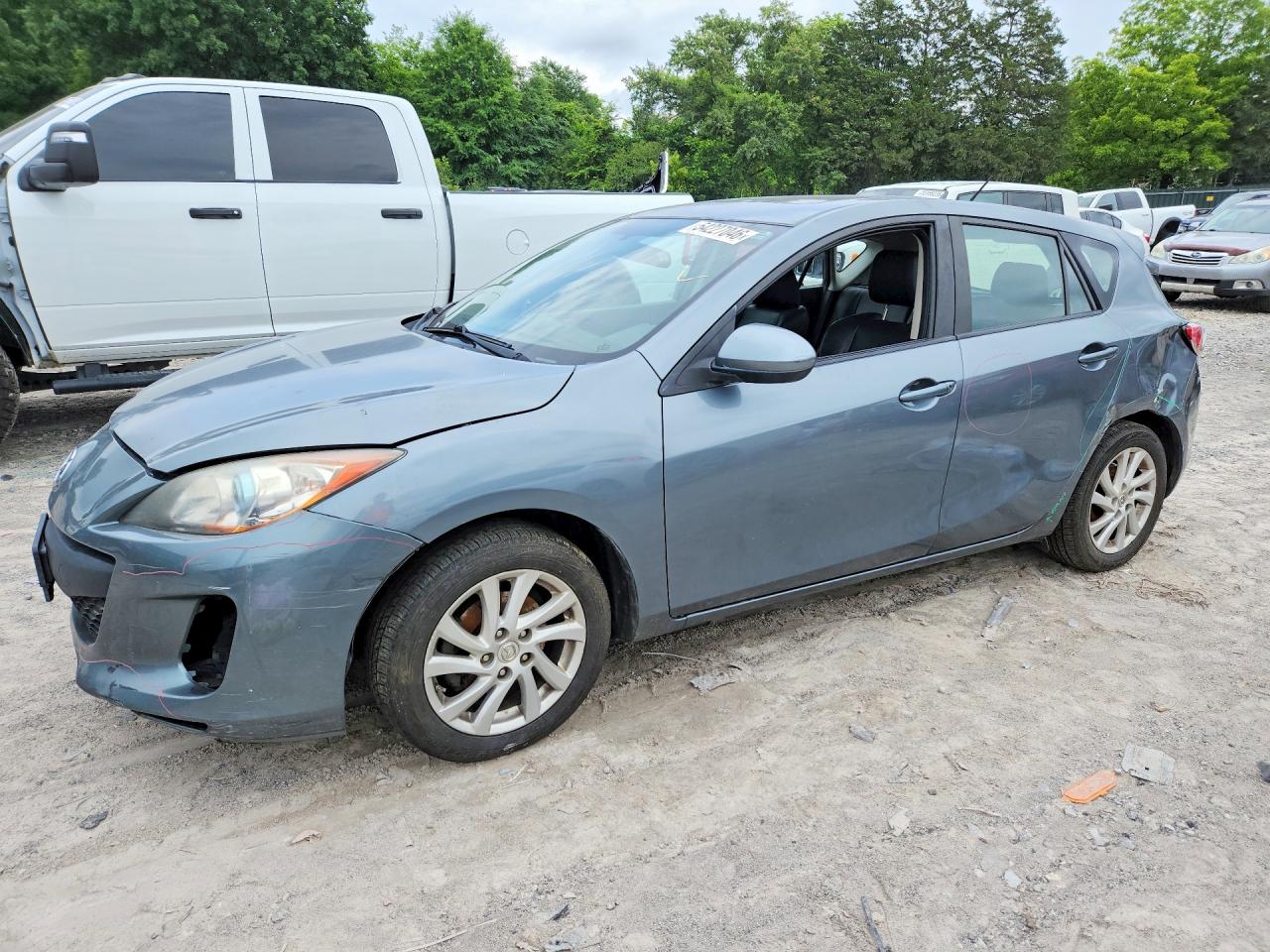 2012 Mazda 3 I Blue vin: JM1BL1M79C1665040