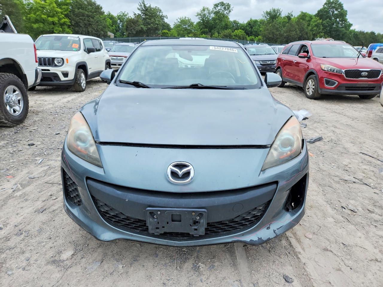 2012 Mazda 3 I Blue vin: JM1BL1M79C1665040