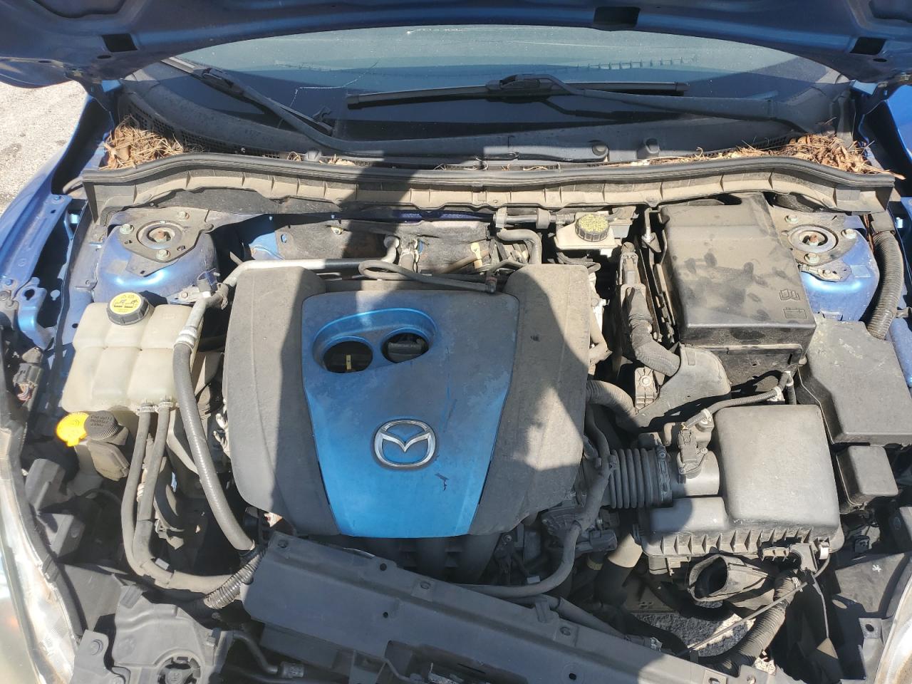 2012 Mazda 3 I Blue vin: JM1BL1M82C1650243